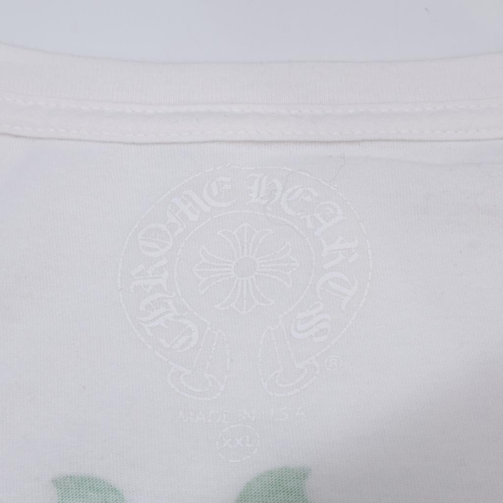 CHROME HEARTS Los Angeles Exclusive Vine Tager Print Long Sleeve T-Shirt Tops XXL whiteUsed