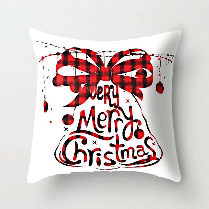 45x45 Cm Christmas Cushion Cover Sofa Ornaments Seat Car Pillow Cover Christmas Decoration New Year Home Decoration