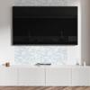 Winylowy Panel Ścienny Z Nadrukiem Do Jadalni 120X60 Cm Delikatny Wzór Liści