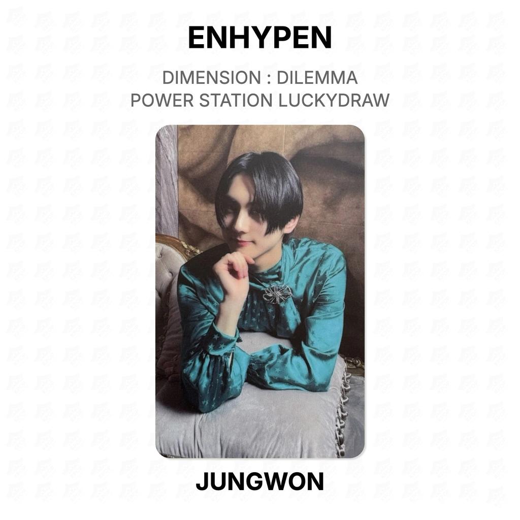 ENHYPEN DIMENSION : DILEMMA POWER STATION LUCKYDRAW Official Photocard