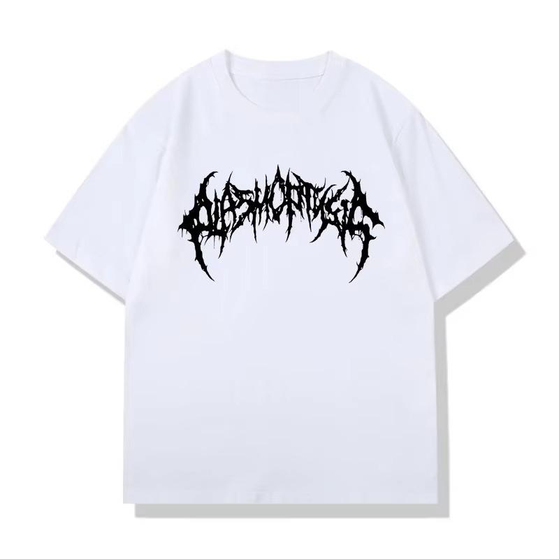 2026 New Hip Hop Goth Graphic Streetwear Tshirts Summer Print Harajuku Sleeve Top Tshirt Harajuku Slee