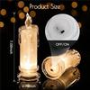 HHO-12PCS LED Flameless Candles ,LED Clearance Pillar Candles, Battery Included,Decoracion For Halloween Christmas
