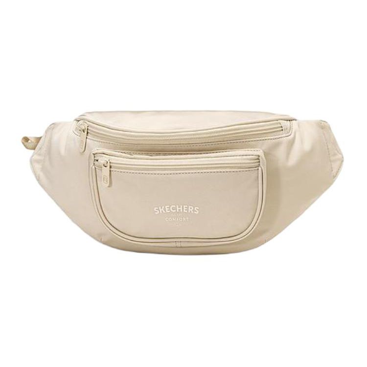 Skechers Invisible Multifunctional Fabric Waist Bag Unisex Waist Bag Moonlight L124U183-004S Moonlight