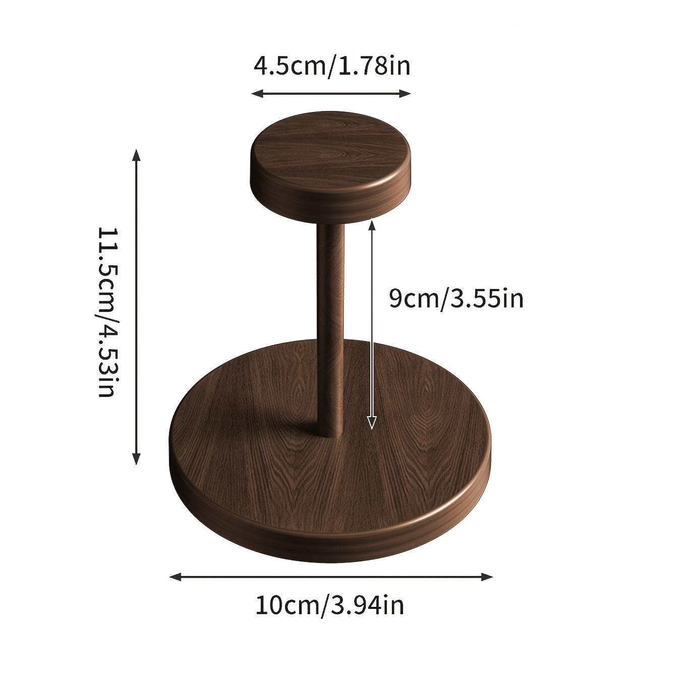 Household Disposable Cup Dispenser Desktop Cup Holder Coffee Bar Storage Rack Organizer коричневый