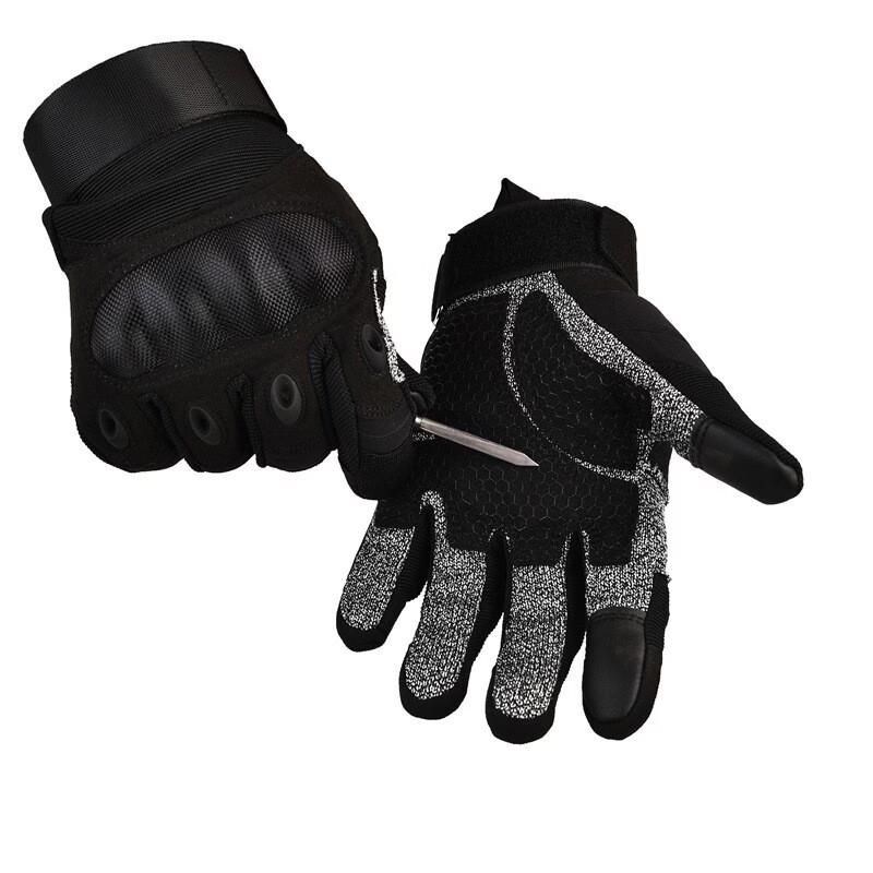 Lishi Men's Anti-Cut Tactical Full Finger Gloves
