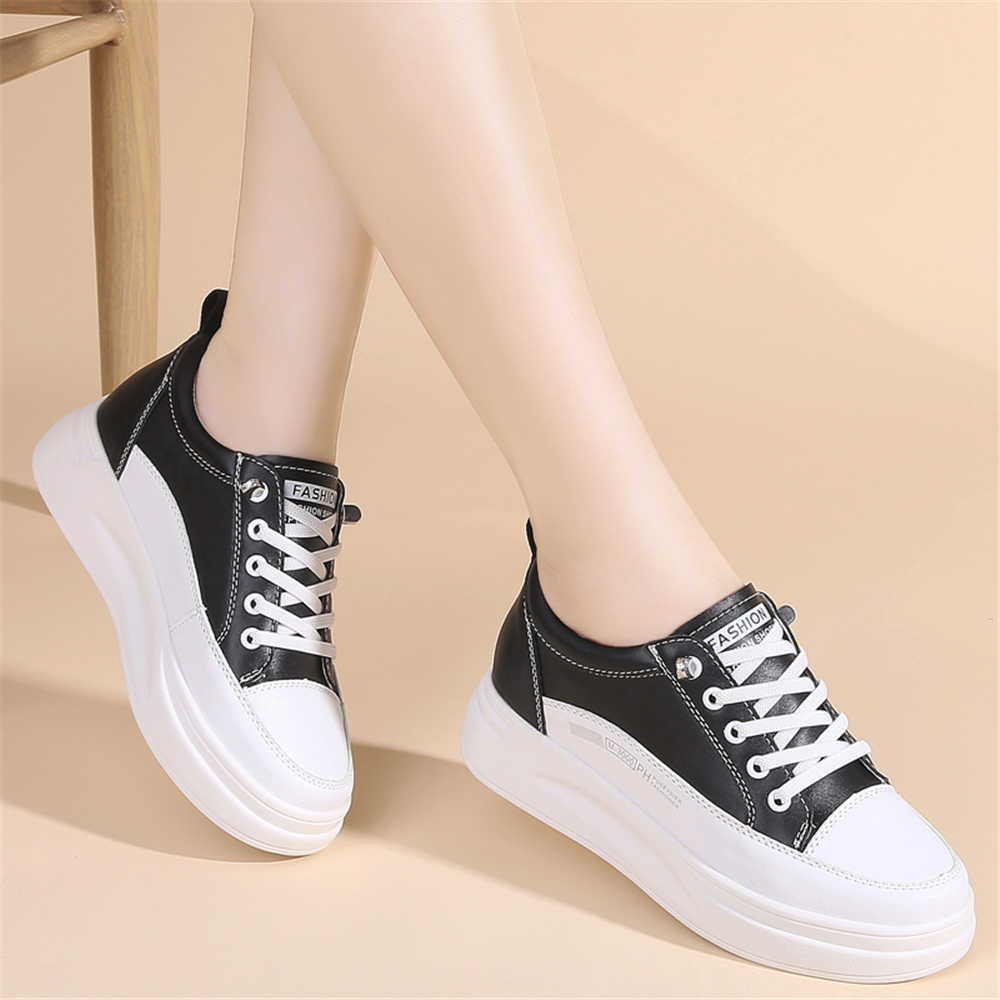 Fashion Anti-slip Plateforme Footwear For Womens Dress White Heeled Shoes Woman Wide Heel Boots Sneakers Sport Retro 2025summer