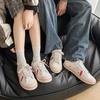 Retro canvas shoes summer new light soft sole breathable color matching lace-up sports shoes