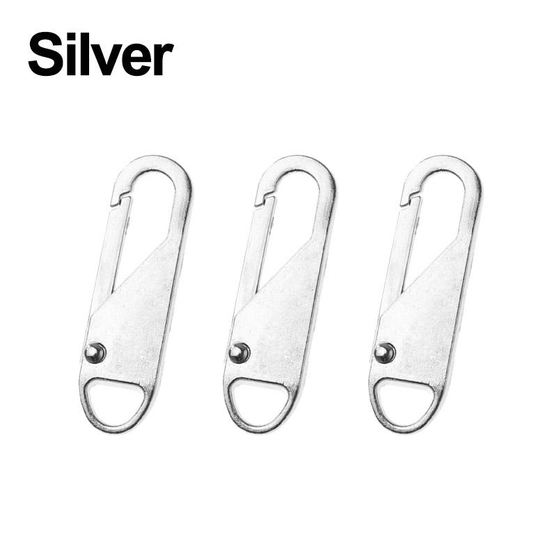 Replacement Metal Zippers Slider Puller Instant Repair Zipper Head Kit Travel Bag Suitcase Zipper Pull Tab DIY Sewing Supplies