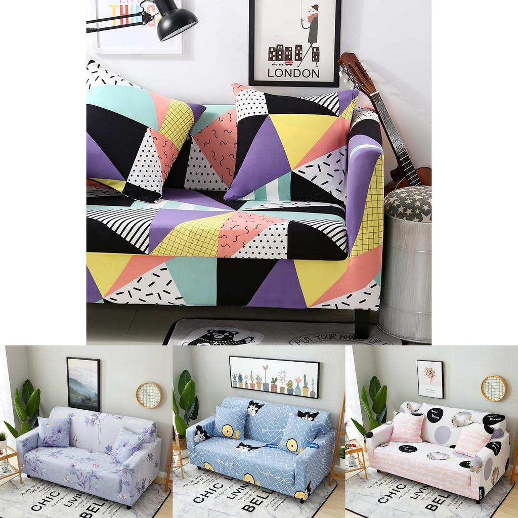 Elegant Fashion 1 2 3 4 Seats Recliner Covers Retro Recliner Sofa Cover Soft Slipcovers