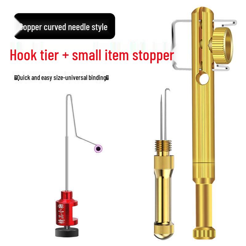 Quick Hook Tying Tool: Manual Knot & Inner Line Guide for Fishing Hooks