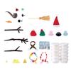 Build A Snowman Kit Air Dry Clay Snowman Christmas Crafts for Kids Ages 4-12 Fun Modeling Clay Snowman DIY Kit for Holiday Party Decor
