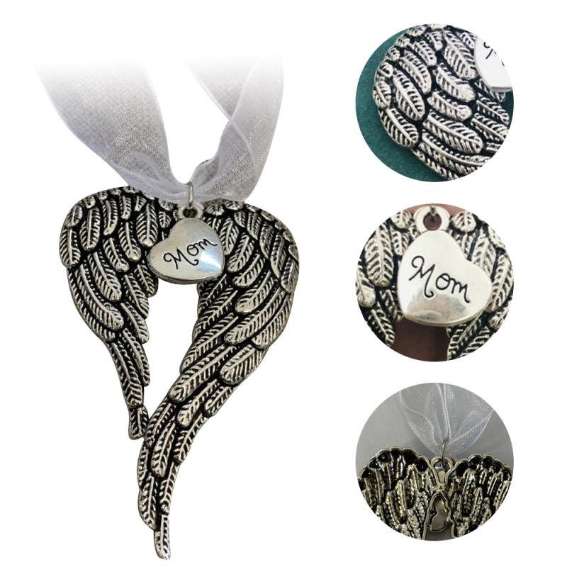 Angel Mom Memorial Ornament Christmas Tree Hanging Pendants  Pendants For Remembrance Lost Loved Ones Keepsake Gift Jewelry