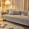 Winter Sofa Covers Towel Soft Plush Jacquard Housse Canape Dangle Couch Cover For Living Room Bay Window Pad L -Shaped Sofa Decor