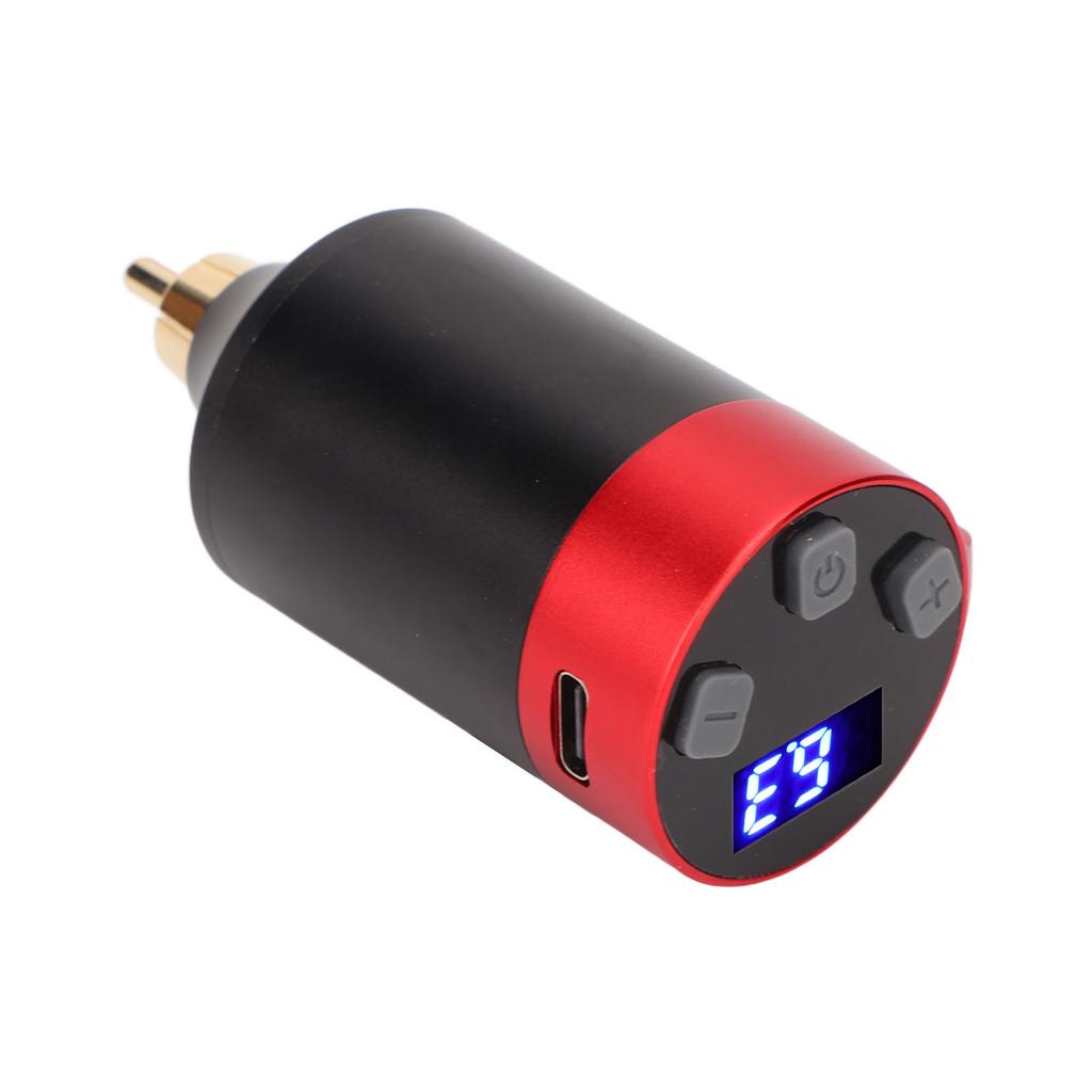 Wireless Tattoo Power Supply Interface 1500mAh LED Screen Re able Tattoo Machine Battery