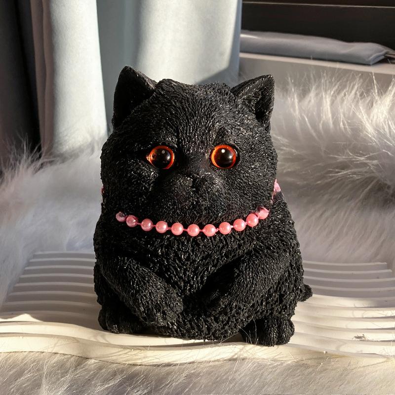 Non-Toxic Cute Big Cat Taba Squishy Silicone Fuzzy Super Big Plush Cat Handmade Kitten Squeeze Toy Mochi Toy Hand Relax Antistress Gift