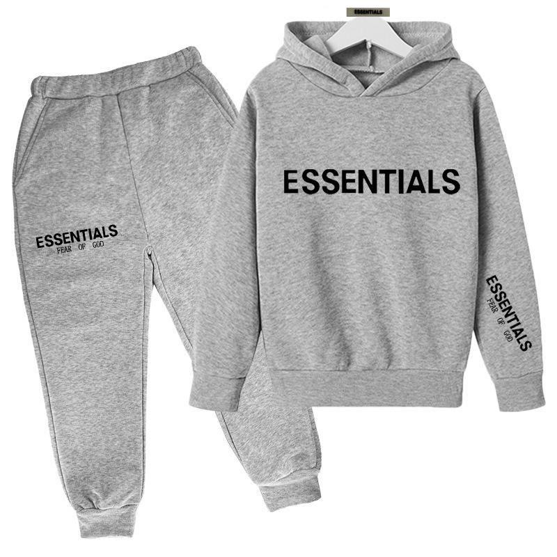 FEAR OF GOD Duplex Essentials Children's Suit Chest Hot Printing Children's Hoodie T