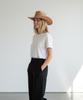 Yunibeosyeolkemiseuteuli Wire Cowboy Suede Beige Long Fedora Fedora