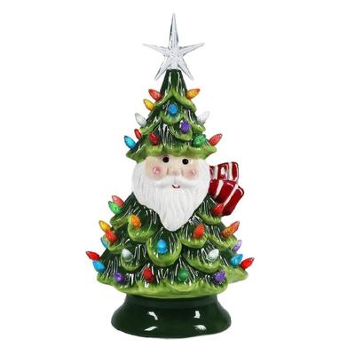 Weihnachtsthema LED Santa Skulptur Sicher für Familie Gewerblich