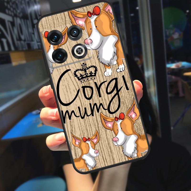 Cartoon Walisischer Shiba Corgi Hund Hülle Für OnePlus 13 12 R 11 9 10 Pro 8T 9RT 10T OnePlus Nord 4 CE 2 3 Lite N30 N20 Hülle