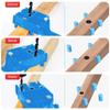 ABS Plastic Handheld 6/8/10mm Woodworking Bit Hole Punch