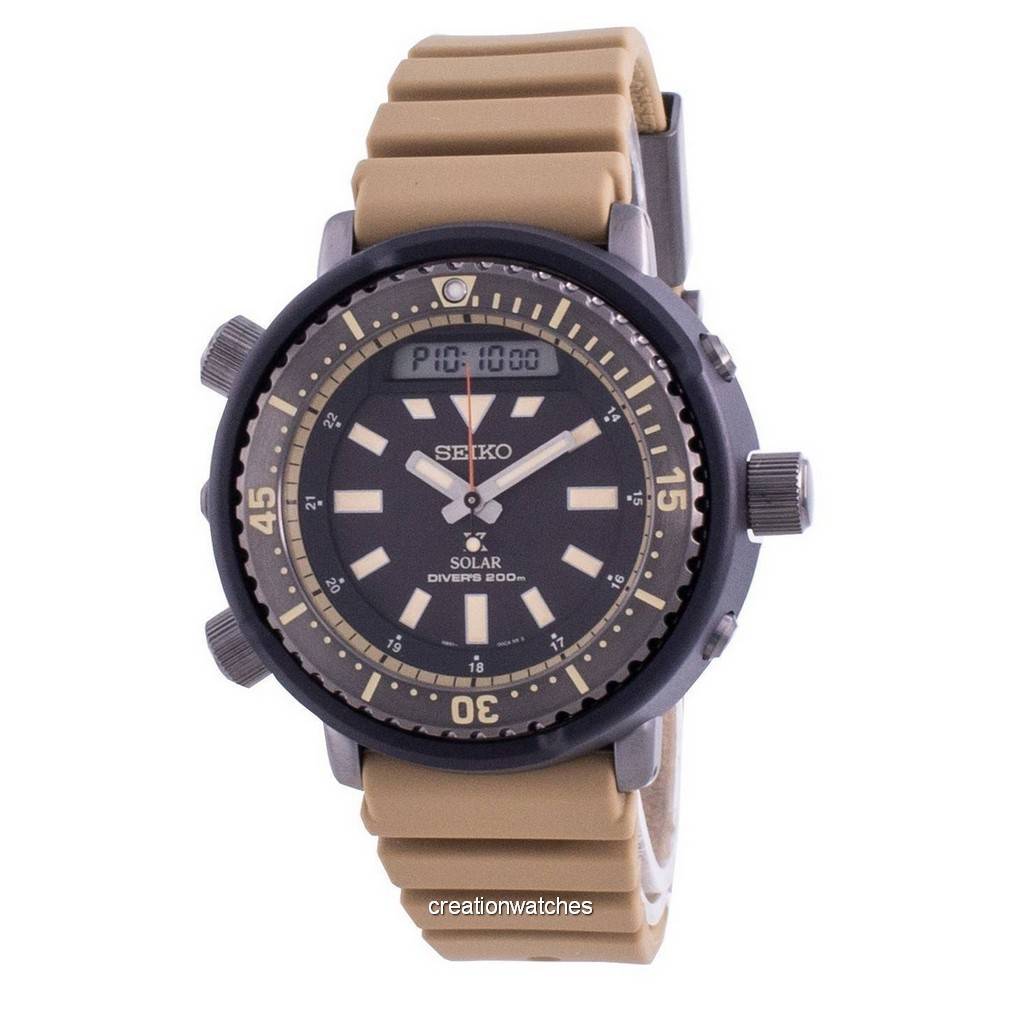 

Seiko Prospex Street Серия Дайвер Солнечные SNJ029 SNJ029P1 SNJ029P 200M Мужские часы