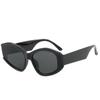 Cat's Eye Contrast Sunglasses Female Diamond-shaped Large Box Polygon Sunglasses Sunscreen Advanced Sunglasses