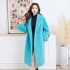 Kaiser Women's Suit Collar Long Wool Coat