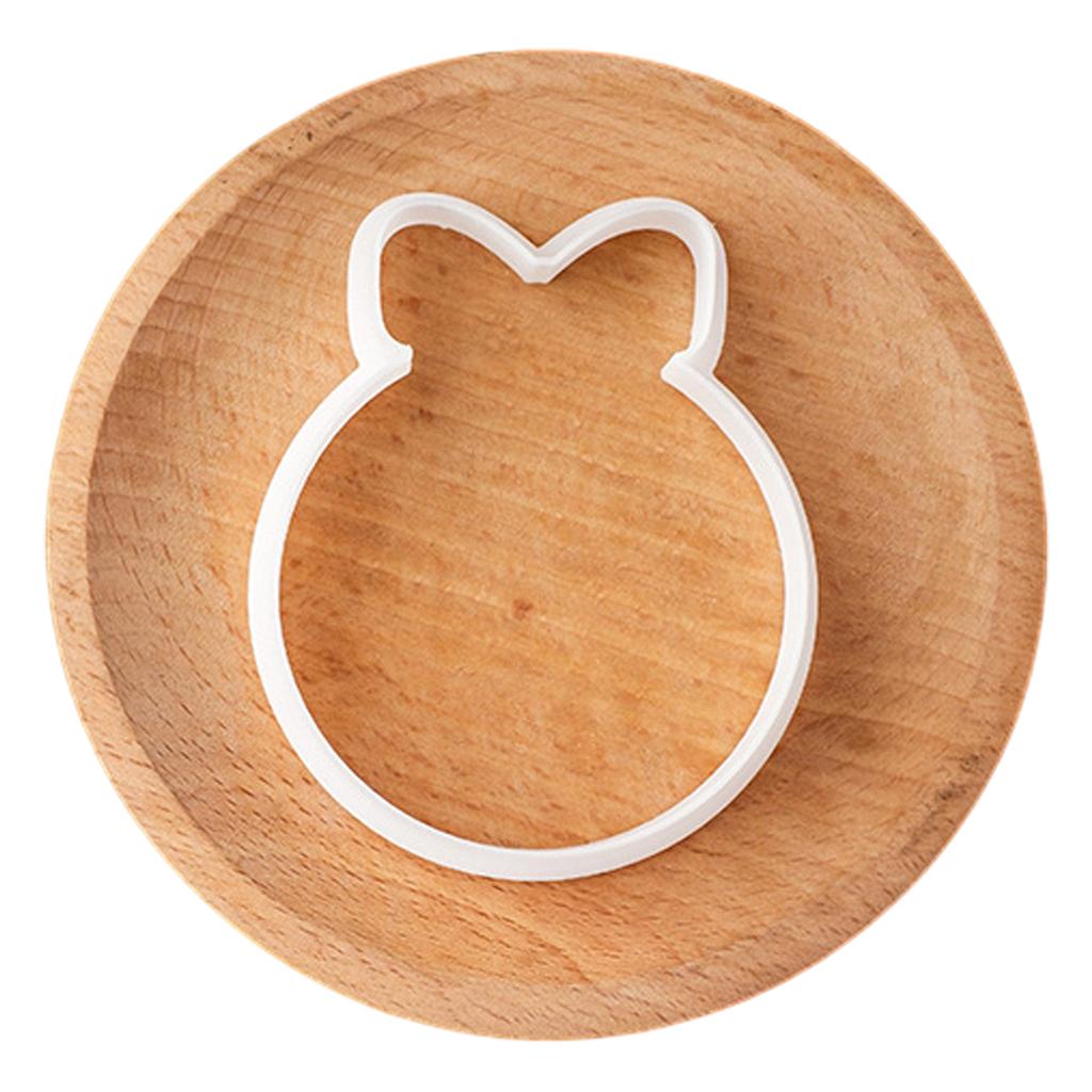 Fondant Cookie Cutter Acrylic Mold for Christmas Themed Holiday Treats Easy to Use Dessert Biscuit Baking Mould