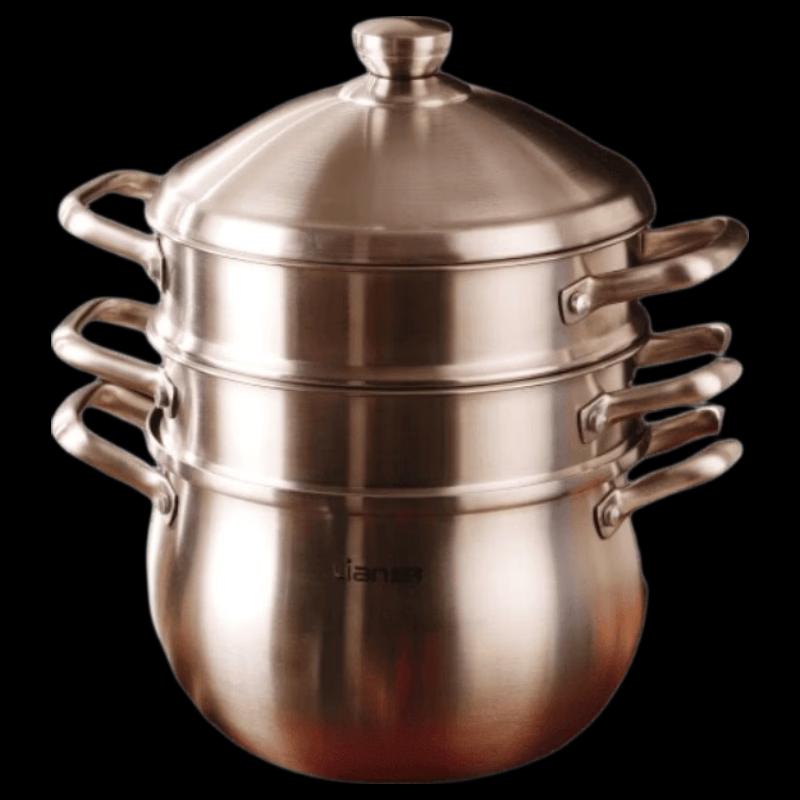 LIAN 3-Layer Universal Steamer Pot