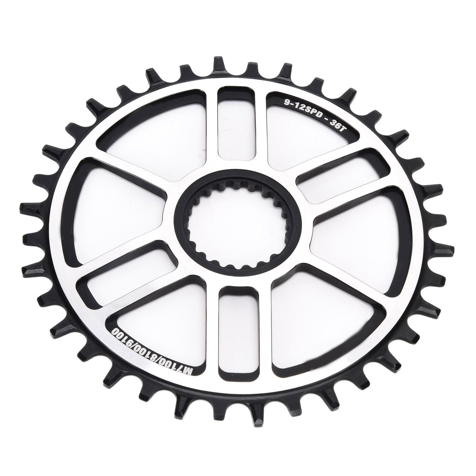 

36T велосипедная звездочка из алюминиевого сплава с прямым креплением, 12-скоростной велосипедный одинарный дисковый тормоз для Shimano M7100 для M8100 для M9100