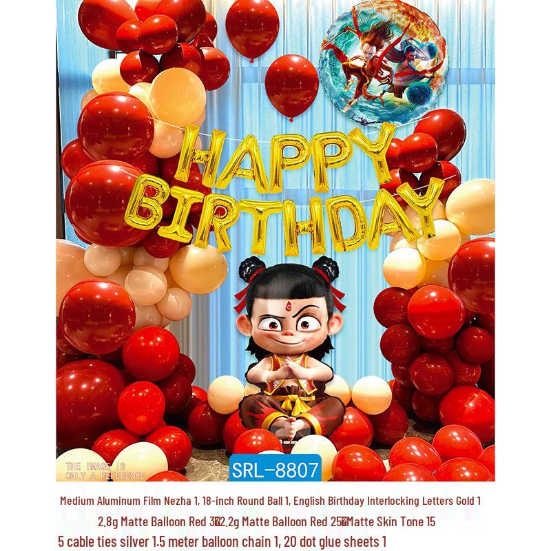 Adult & Children Birthday Number Balloon Decoration Set