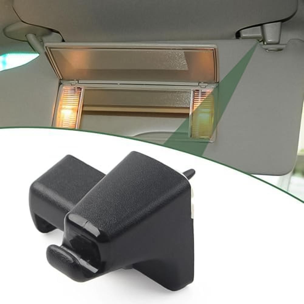 Sonnenblendengriff Halterung Ersatz für Range Rover L322 2003-2012 EGP000050 EGP000040 ABS Schwarz 2 Stück