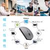Scheki Wireless Bluetooth 3DPI High USB No USB Receiver Compatible with and Microsoft Pro Mouse, Ultra-Thin, Quiet, Mode, Precision, Portable,