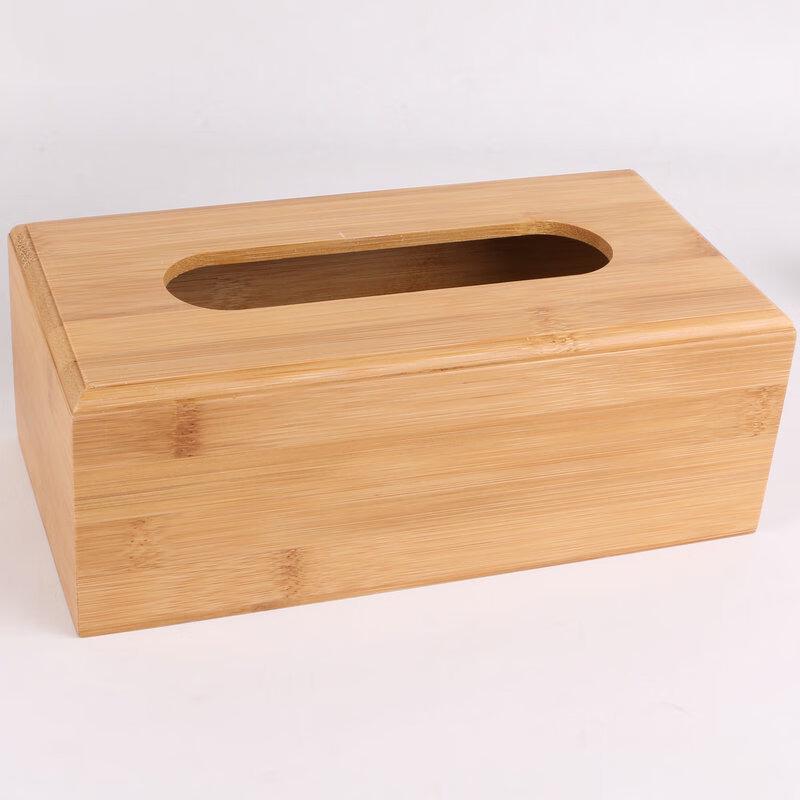 USAN HOME Bamboo and Wood Tissue Box