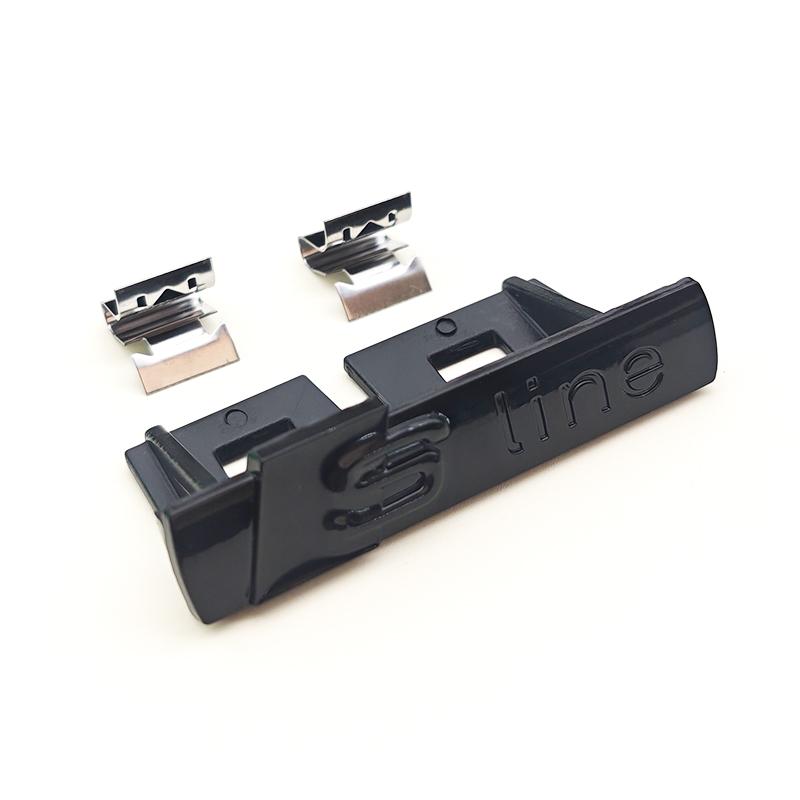 3D Metal Logo  Emblem Car Fender Side Sticker Front Grill Badge For  A3 A4 A5 A6 A7 S3 S4 S5 S6 TT  Accessories