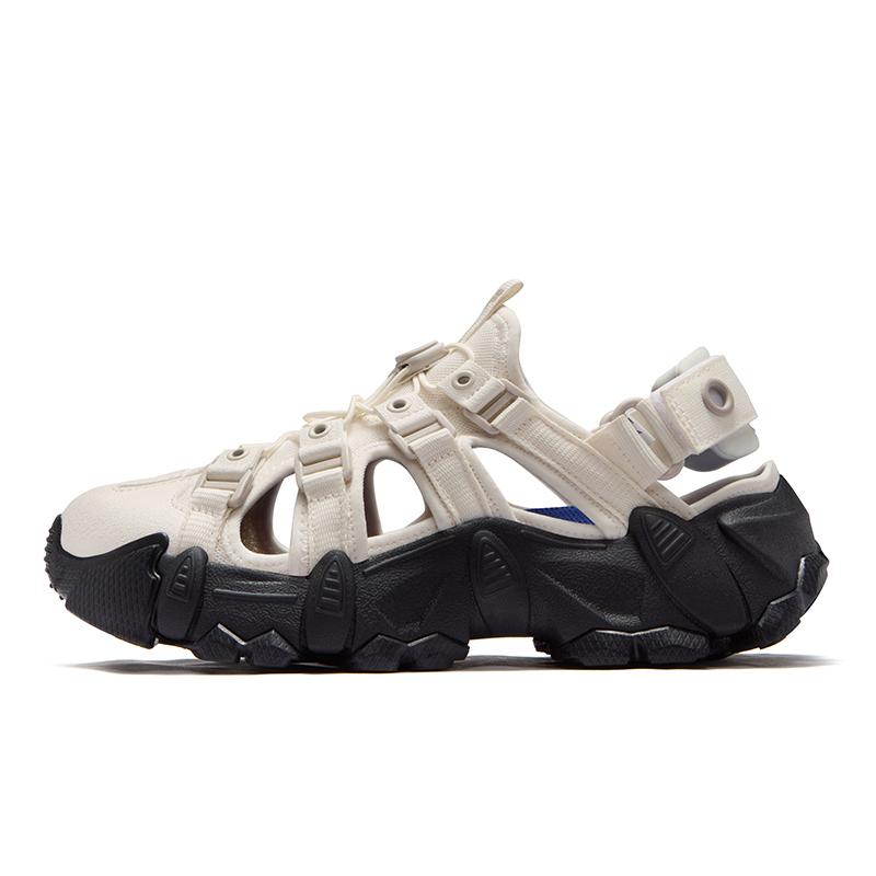 Fila Fusion Exocet Sandal Outdoor Fashion Classic Breathable Water Shoes Women sandals Milk-White Plain-Gray T12W521704FGM