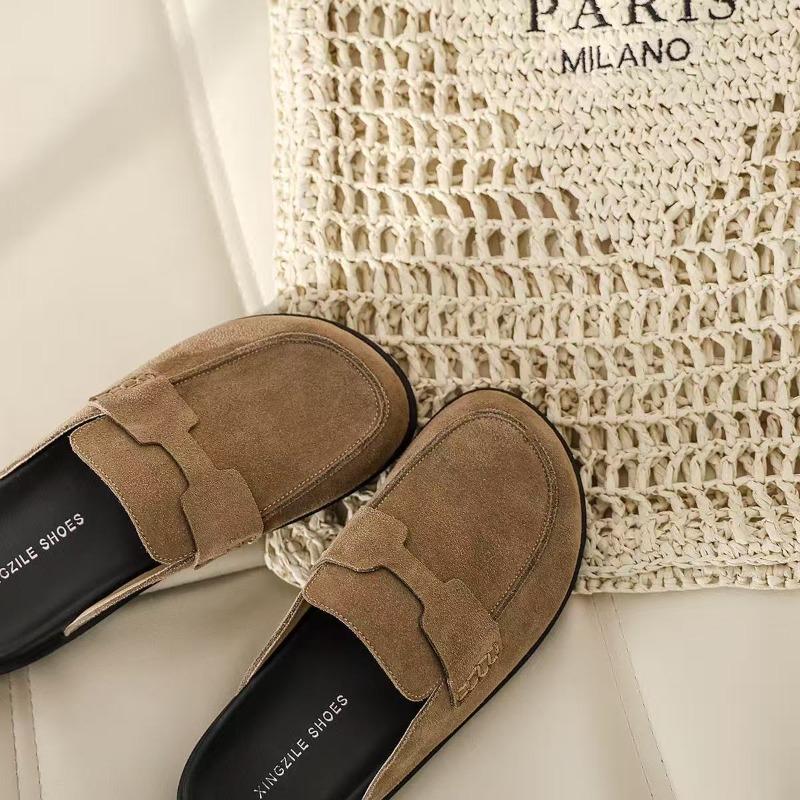 LUXSOLE Cork Suede Clogs Slippers for Women Men Clogs Shoes Classic Cork Antislip Outdoor Slippers with Arch Support Mules