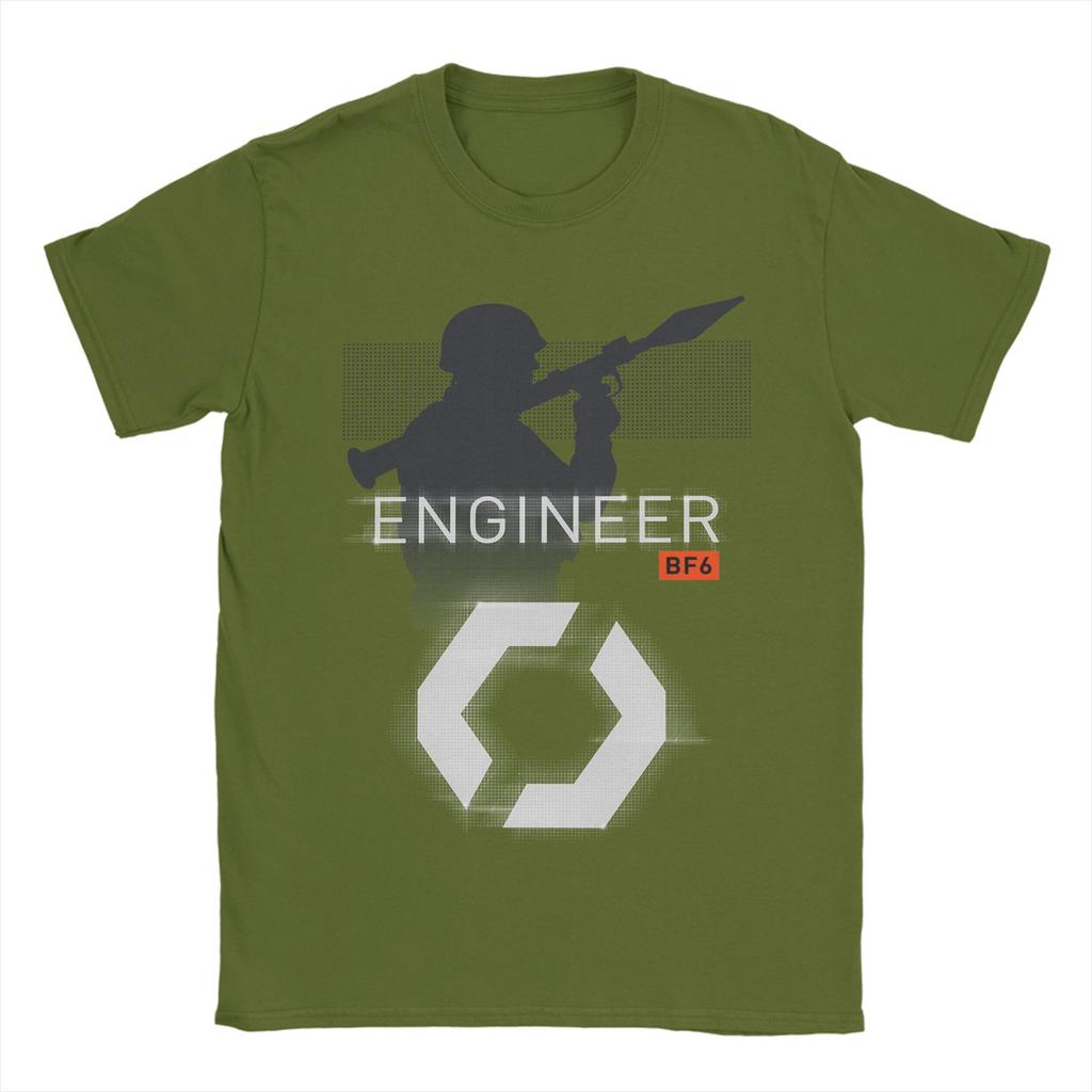 Battlefield 6 Magliette Stampate Grafiche Divertenti BF6 per Uomo Donna 100% Cotone Maglietta Abbigliamento