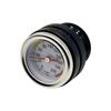 M30x1.5/M20x1.5 Black/Silver Motorcycle Fuel Tank Caps With Oil Temperature Gauge 0-200℃ Pointers Dial Meter  For Kawasaki 87-98