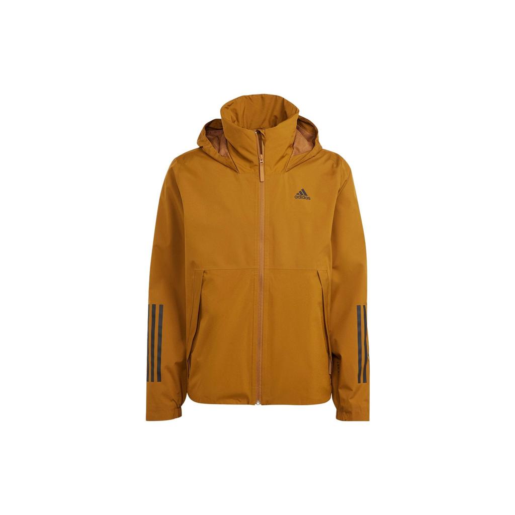 Adidas 3 Stripes Jackets Men's Bronze Strata Hooded Moderate Other IK0506