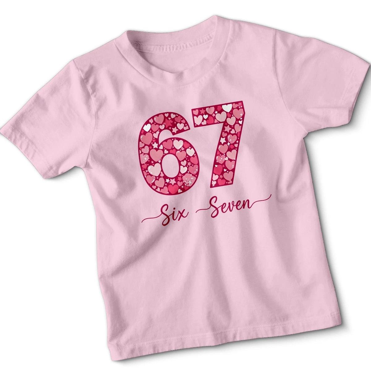 Six Seven 67th Birthday Kids Boys Baby Children T-shirt Milestone Celebration 120