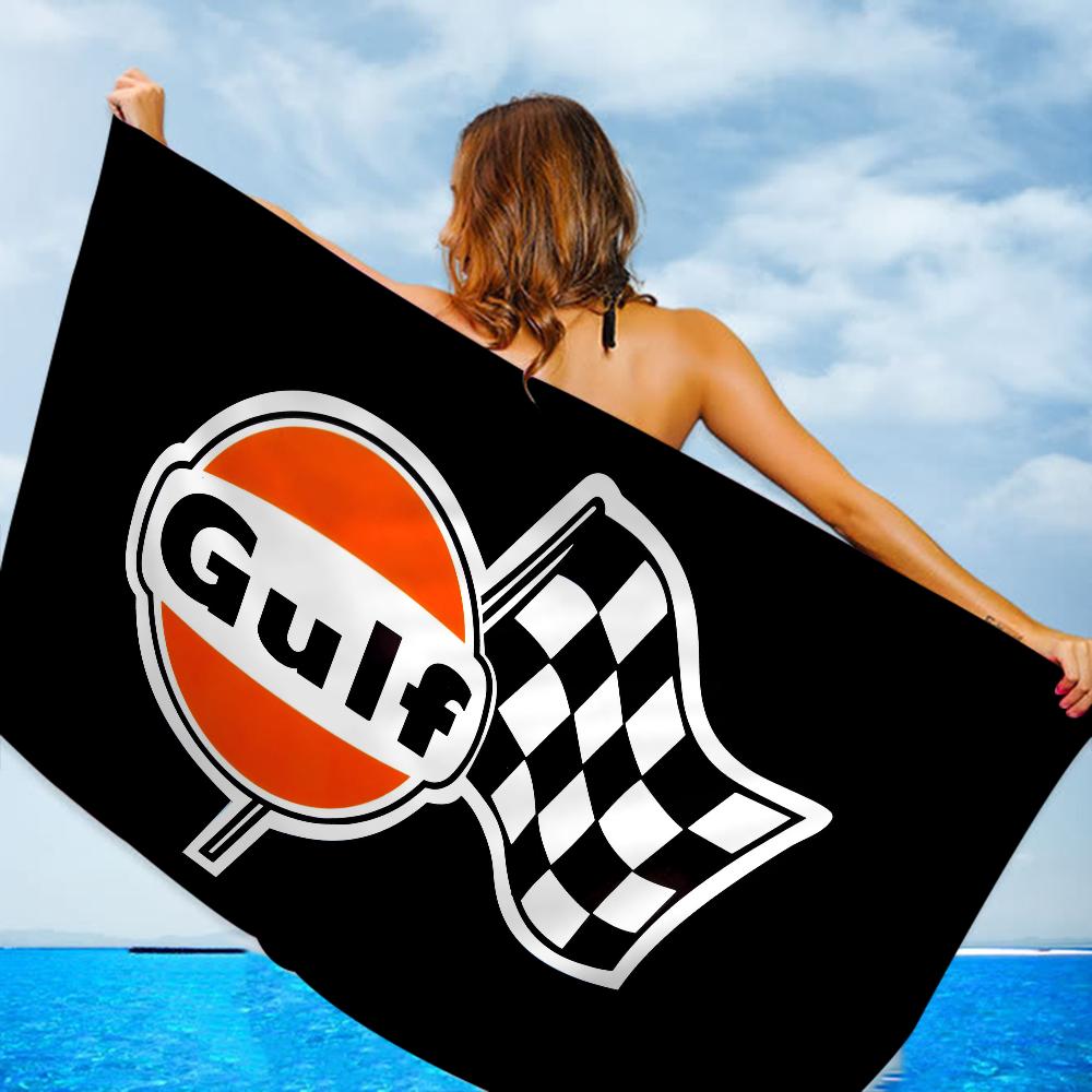 

Gulf Racing Car Towel Microfiber Beach Towel Absorbent Quick dry Soft Yoga Swimming Resort Mountain Climbing Towel W30*H60(CM)