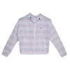 All Over Print Hooded Short Jacket Women Jackets Magnolia-White 162028611-1