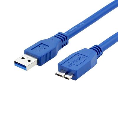 USB 3.0 To Micro-B Hard Disk Data Cable, Full Copper, Black