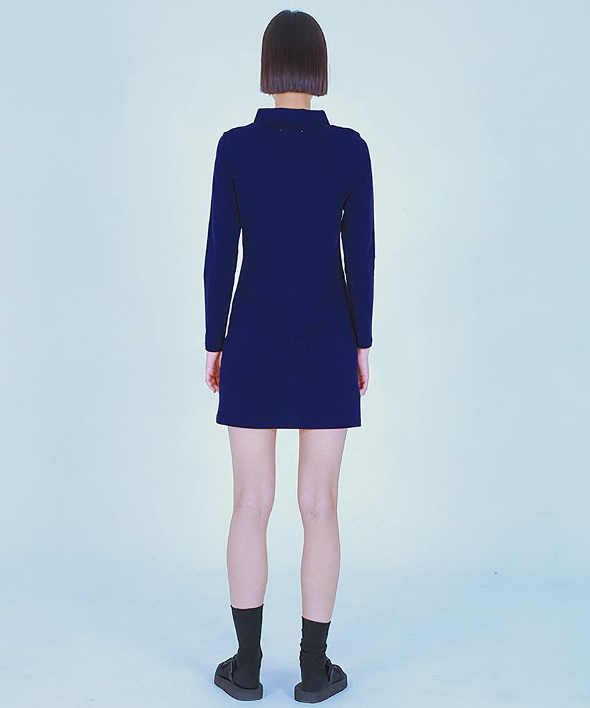 Catharsis Pique Dress (Navy)_S M
