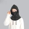 Pasamontañas Cálido de Forro Polar para Hombres Mujeres Máscara Facial de Invierno Calentador de Cuello Gorro con Capucha Cubre Cabeza Térmico a Prueba de Viento Gorros Pañuelo