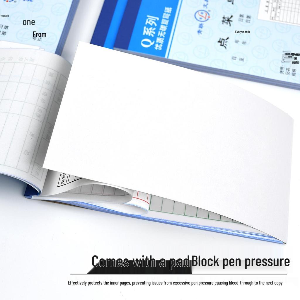 Qing Lian Q Series 48K Multi-Part Copy Order Book for Restaurants, BBQs, and Hot Pot Establishments