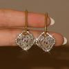 2PC Women's Design Light Luxury Earrings Jewelry Accessories Suitable for Date, Party, Festival Gifts