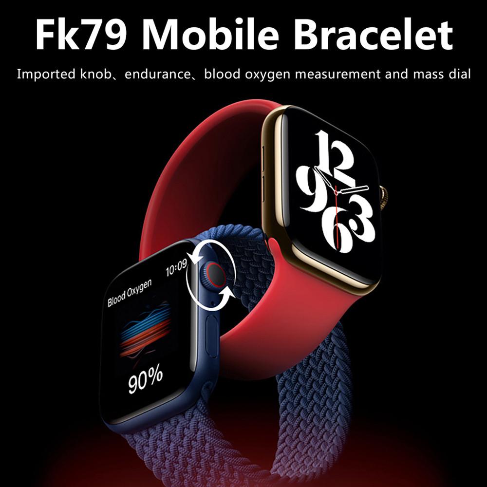 Buy FK79 Smart Watch 1.72 Full Screen Bluetooth Call Heart Rate Fitness  Track-er at affordable prices — free shipping, real reviews with photos —  Joom