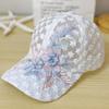 Lace  Flower Baseball Caps for Women Floral Lightweight & Quick Drying Mesh Sports Hat Birthday Gift for Families Friends
